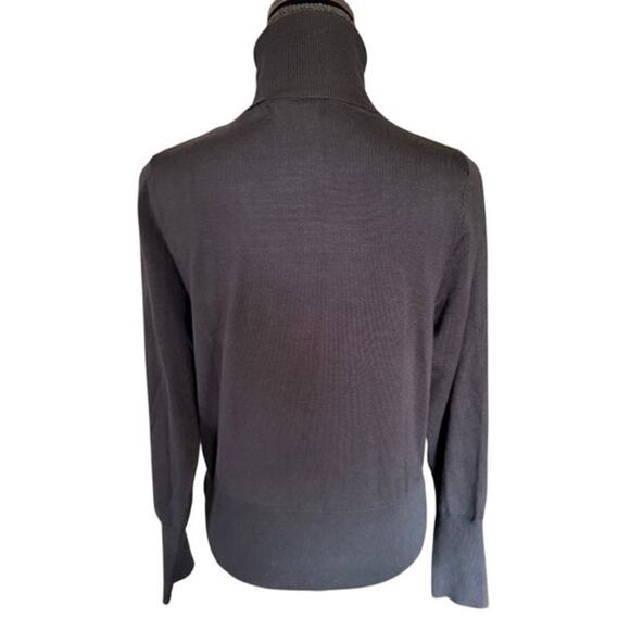 JJ Perfection Black Turtleneck Sweater – Size Large - Picture 3 of 6